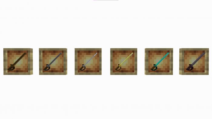 Weapons And Tools Survival Expansion Addon (1.20, 1.19) - More Swords Mod 30