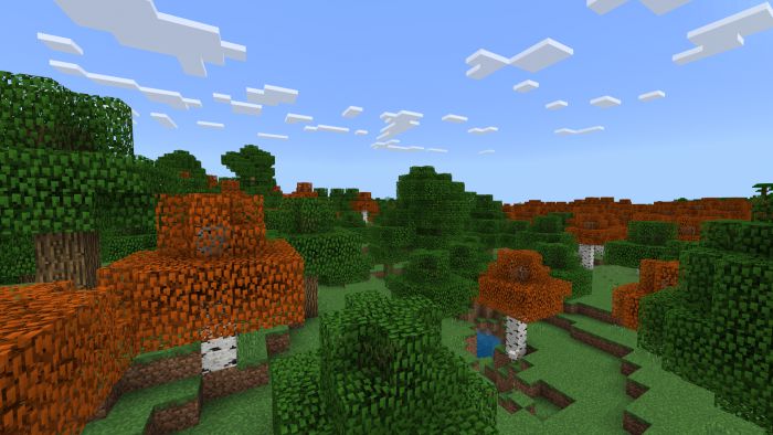 Autumn Birch Texture Pack (1.19) - MCPE/Bedrock 4