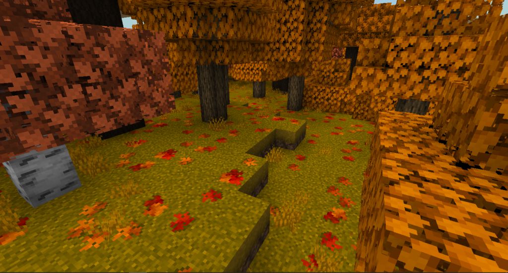 Autumn Texture Pack (1.19) - MCPE/Bedrock 4