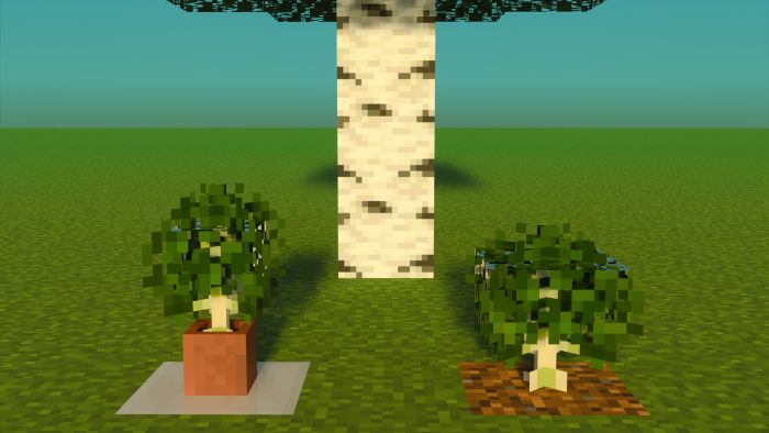 Better Saplings & Mushrooms Texture Pack (1.21, 1.20) - MCPE/Bedrock 4