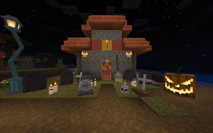 Halloween Decorations Addon (1.19) - MCPE/Bedrock Mod 4