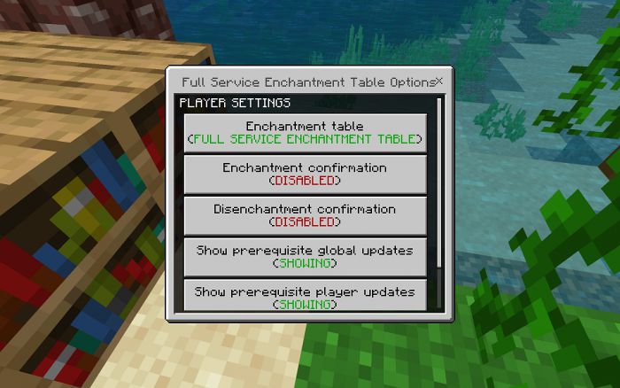 Full Service Enchanting Addon (1.19) - MCPE/Bedrock Mod 5