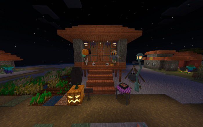 Halloween Decorations Addon (1.19) - MCPE/Bedrock Mod 5