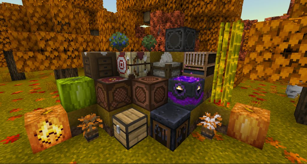 Autumn Texture Pack (1.19) - MCPE/Bedrock 6