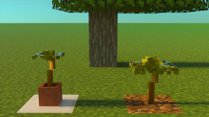 Better Saplings & Mushrooms Texture Pack (1.21, 1.20) - MCPE/Bedrock 6