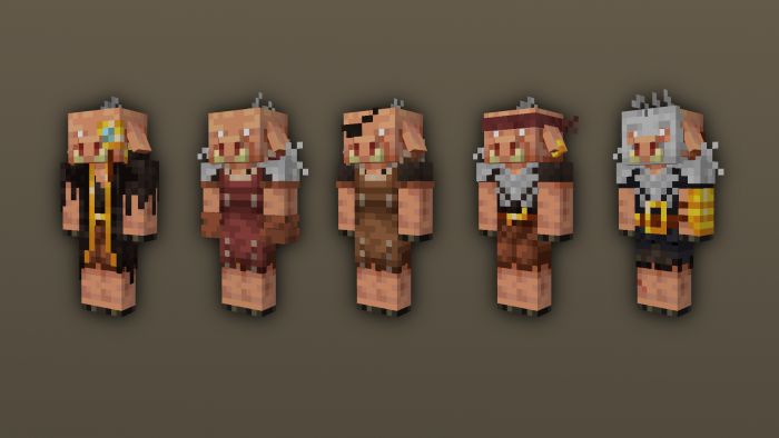 Porkier Piglins Texture Pack (1.19) - MCPE/Bedrock 7