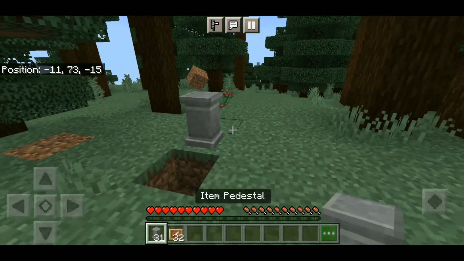 Item Pedestal Addon (1.20, 1.19) - MCPE/Bedrock Mod 7