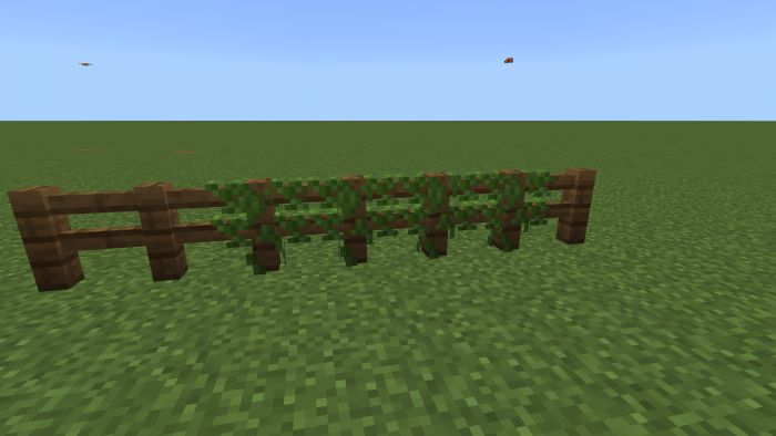 Vine Covered Fences Addon (1.20, 1.19) - MCPE/Bedrock Mod 9