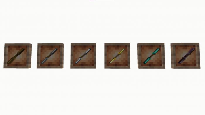 Weapons And Tools Survival Expansion Addon (1.20, 1.19) - More Swords Mod 9