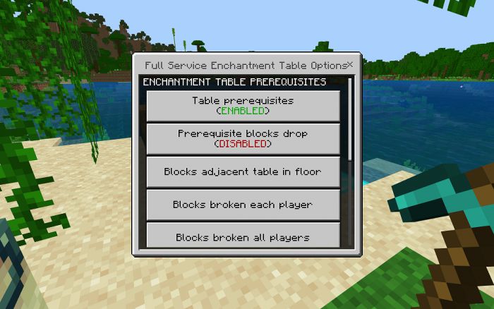 Full Service Enchanting Addon (1.19) - MCPE/Bedrock Mod 10