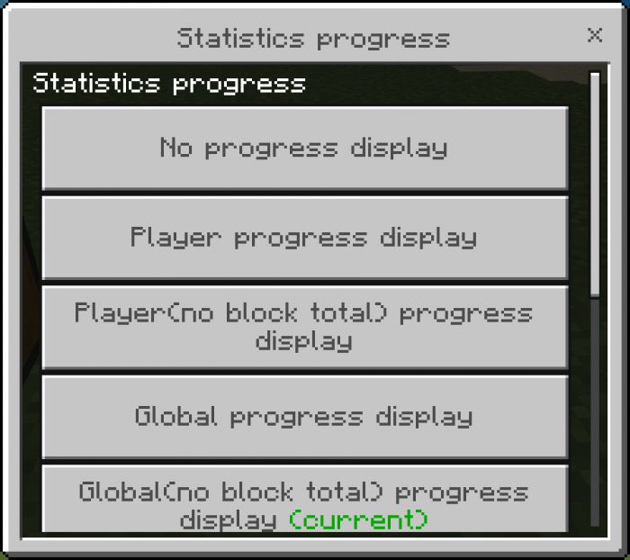 Statistics Addon (1.19) - MCPE/Bedrock Mod 9