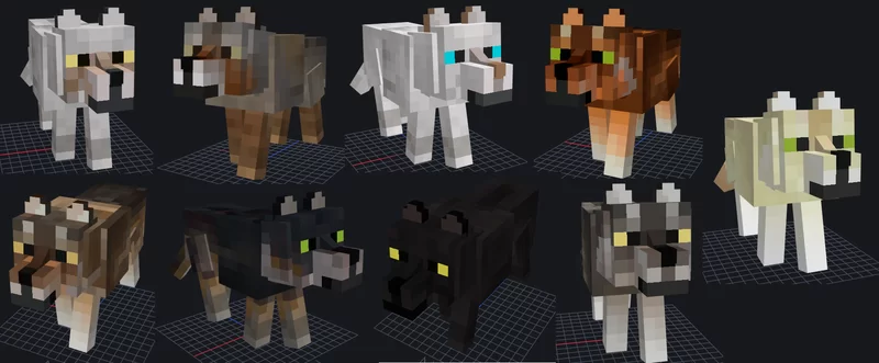 Another Better Wolves Texture Pack (1.19) - MCPE/Bedrock 4