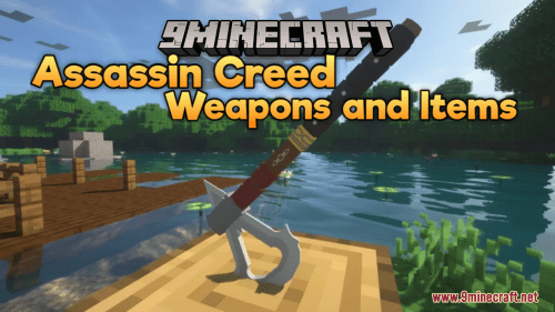 Assassin Creed Weapons And Items Resource Pack (1.20.6, 1.20.1) – Texture Pack Thumbnail