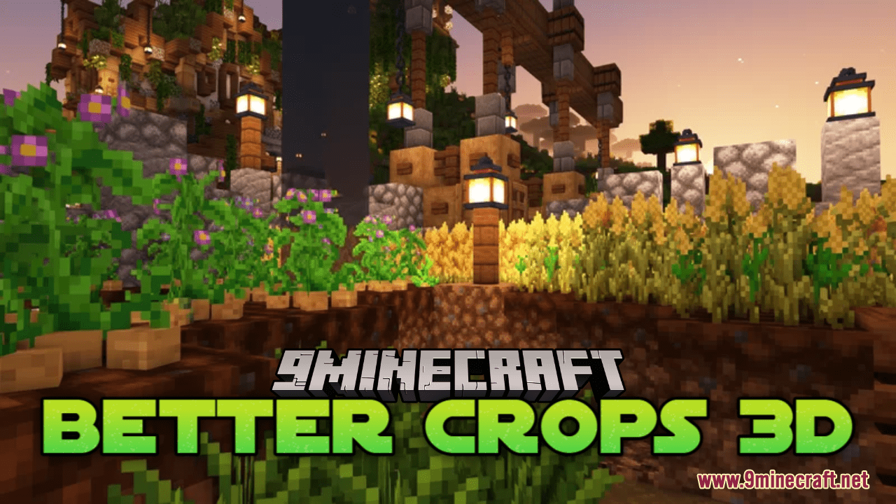 Better Crops 3D Resource Pack (1.20.6, 1.20.1) - Texture Pack 1