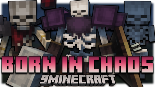 Born in Chaos Mod (1.20.1, 1.19.2) – A Lot of Hostile Mobs Thumbnail