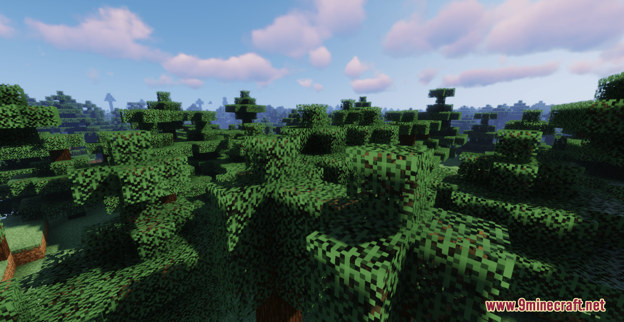 Branched Leaves Resource Pack (1.20.6, 1.20.1) - Texture Pack 5