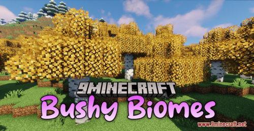 Bushy Biomes Resource Pack (1.20.6, 1.20.1) – Texture Pack Thumbnail