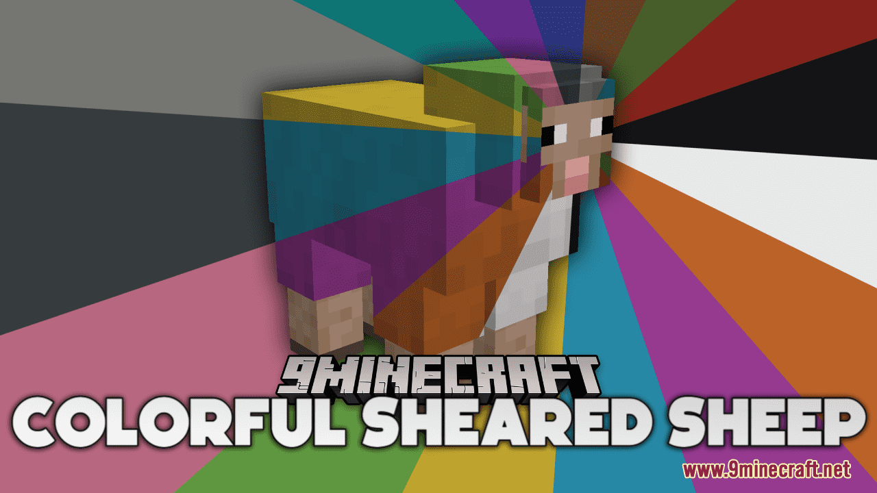 Colorful Sheared Sheep Resource Pack (1.20.6, 1.20.1) - Texture Pack 1