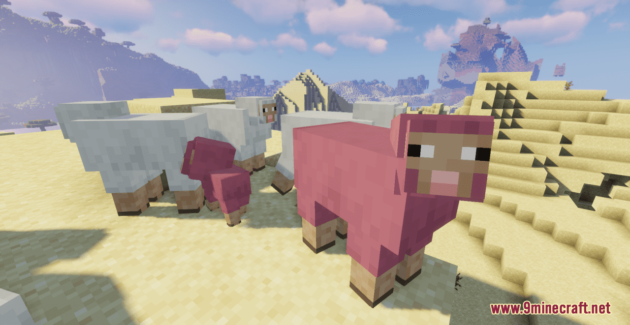 Colorful Sheared Sheep Resource Pack (1.20.6, 1.20.1) - Texture Pack 10