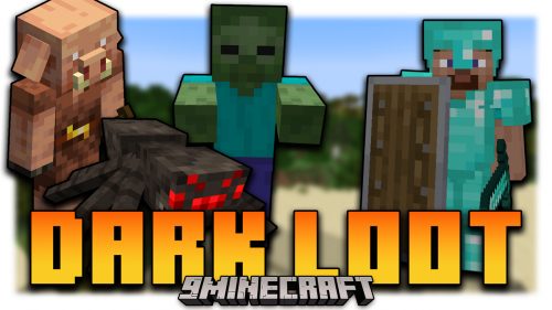 Dark Loot Mod (1.19.4, 1.19.2) – Better Mob Loot Thumbnail