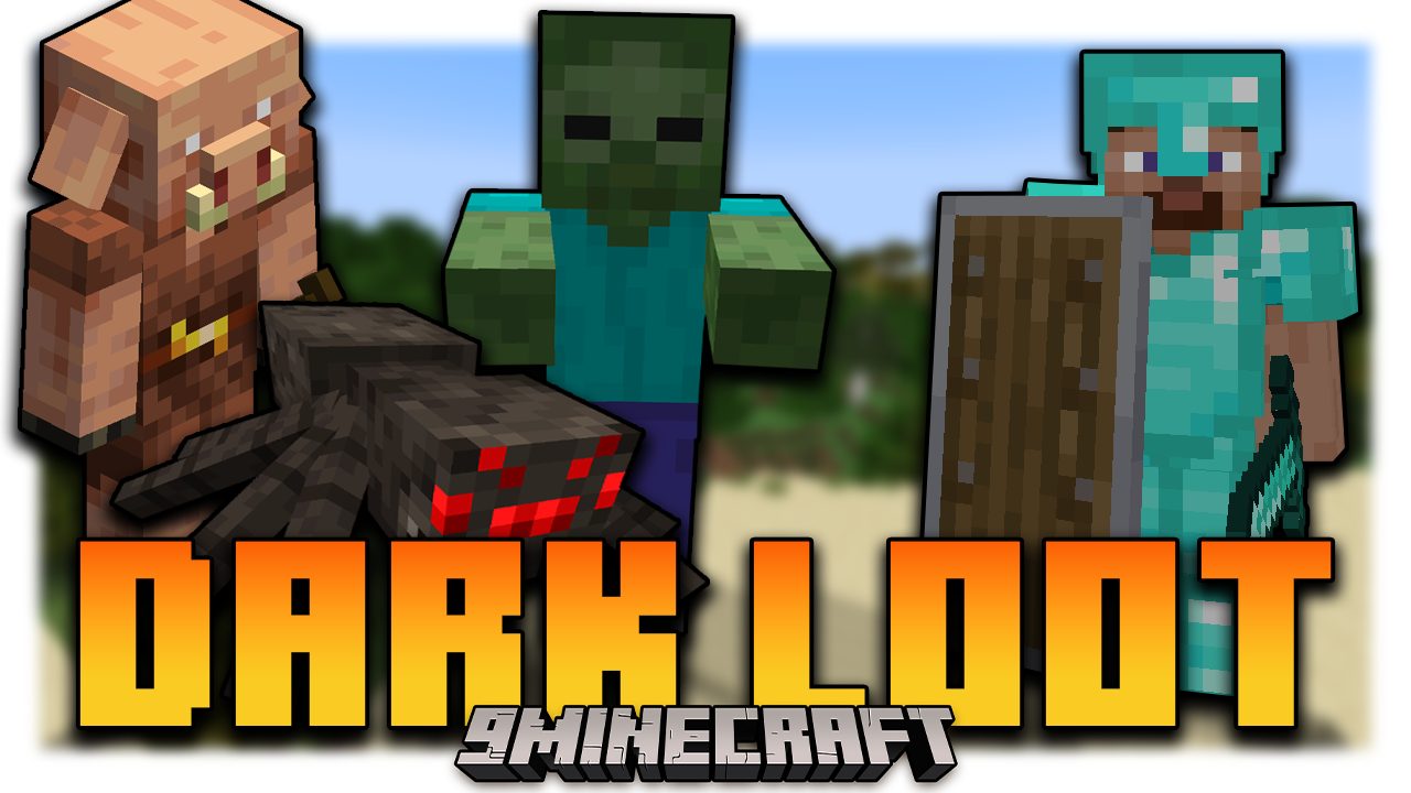 Dark Loot Mod (1.19.4, 1.19.2) – Better Mob Loot 1