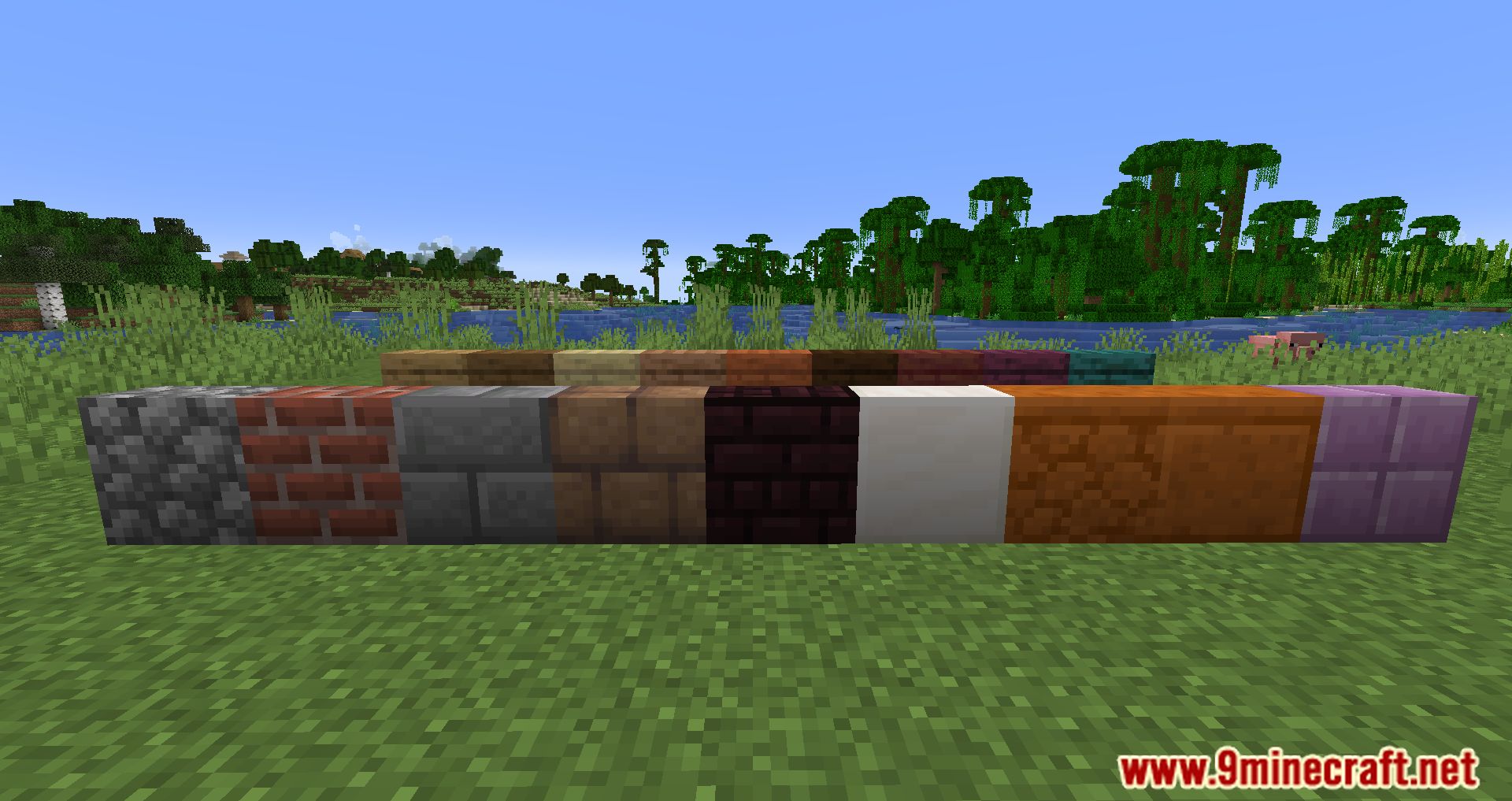 Enchanted Vertical Slabs Mod (1.21, 1.20.1) - More Blocks To Build 5