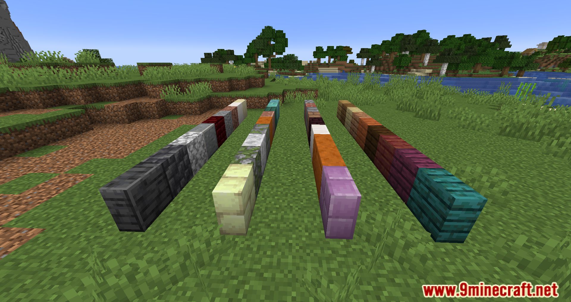 Enchanted Vertical Slabs Mod (1.21, 1.20.1) - More Blocks To Build 8