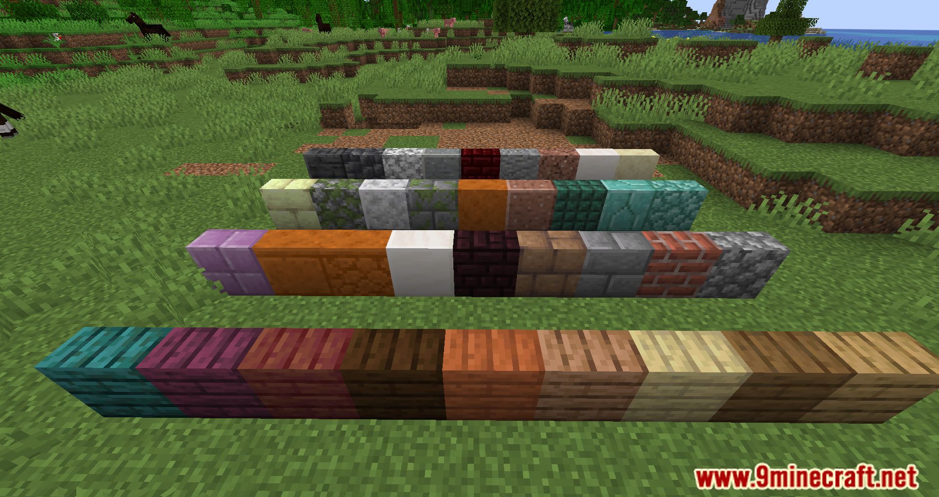 Enchanted Vertical Slabs Mod (1.21, 1.20.1) - More Blocks To Build 9