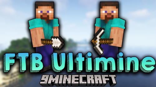 FTB Ultimine Mod (1.21.1, 1.20.1) – Harvest Blocks Easier Thumbnail