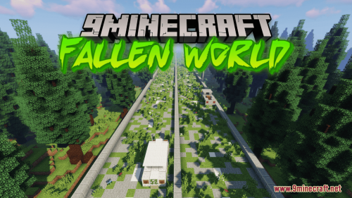 Fallen World Map (1.21.1, 1.20.1) – How Far Can You Go? Thumbnail