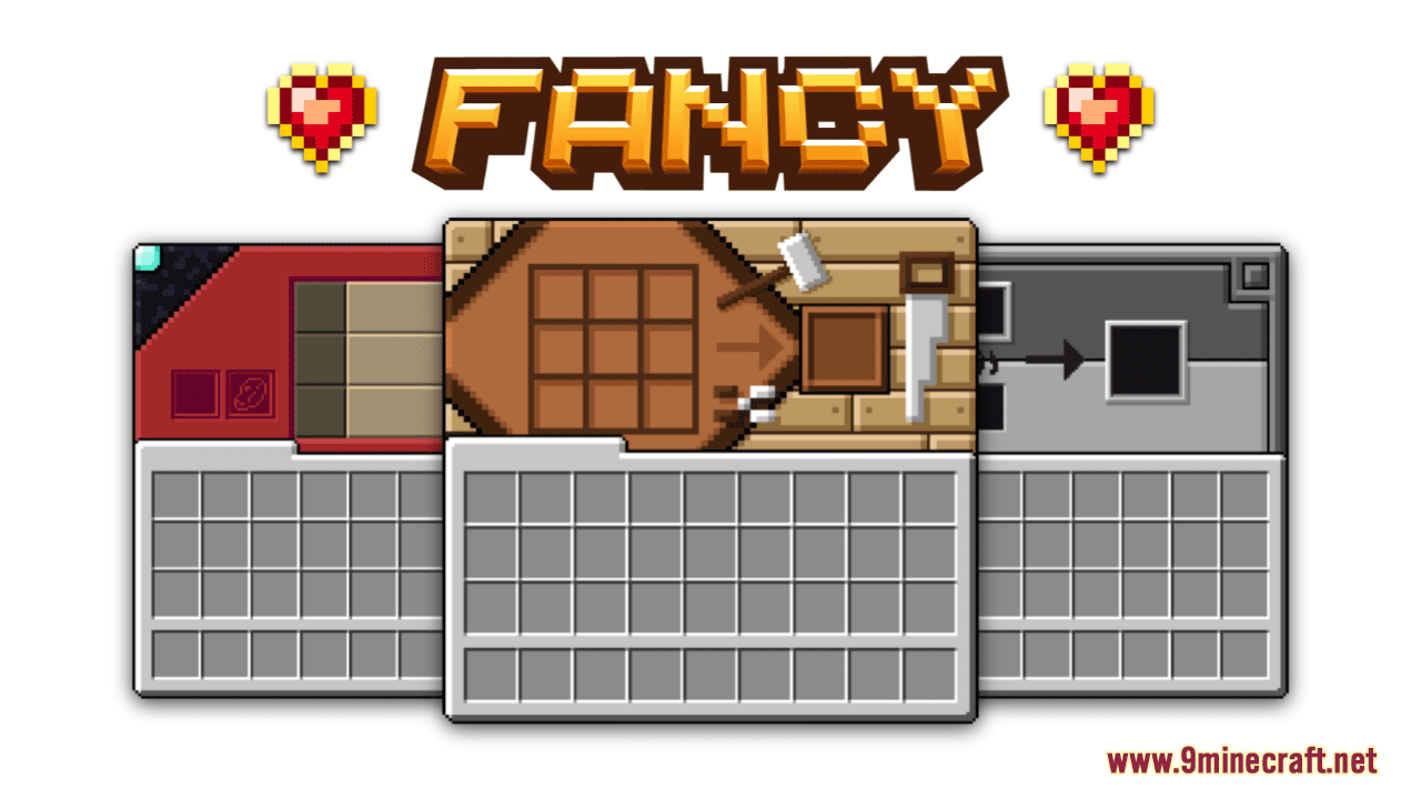 Fancy: GUI Overhaul Resource Pack (1.20.2, 1.19.4) - Texture Pack 1