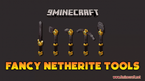 Fancy Netherite Tools Resource Pack (1.20.6, 1.20.1) – Texture Pack Thumbnail