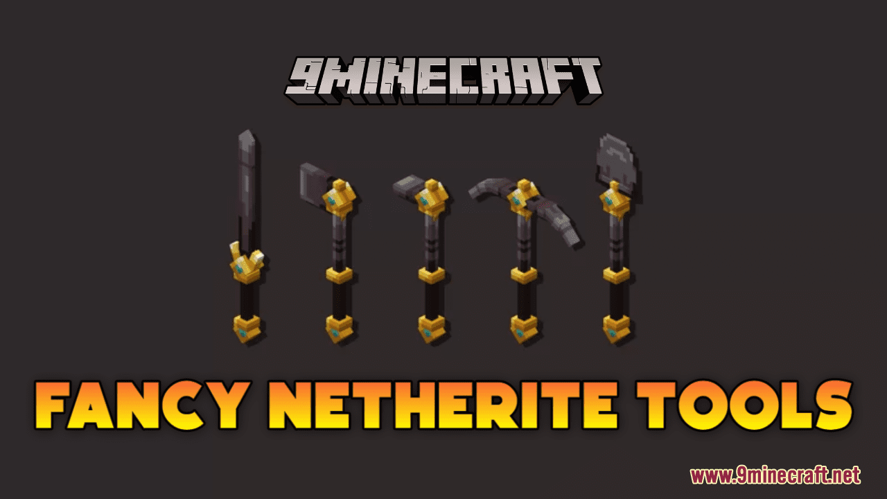 Fancy Netherite Tools Resource Pack (1.20.6, 1.20.1) - Texture Pack 1