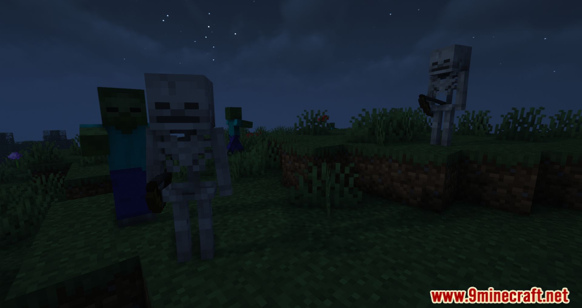 Farsighted Mobs Mod (1.20.4, 1.19.4) - Beware Of Your Enemies 4