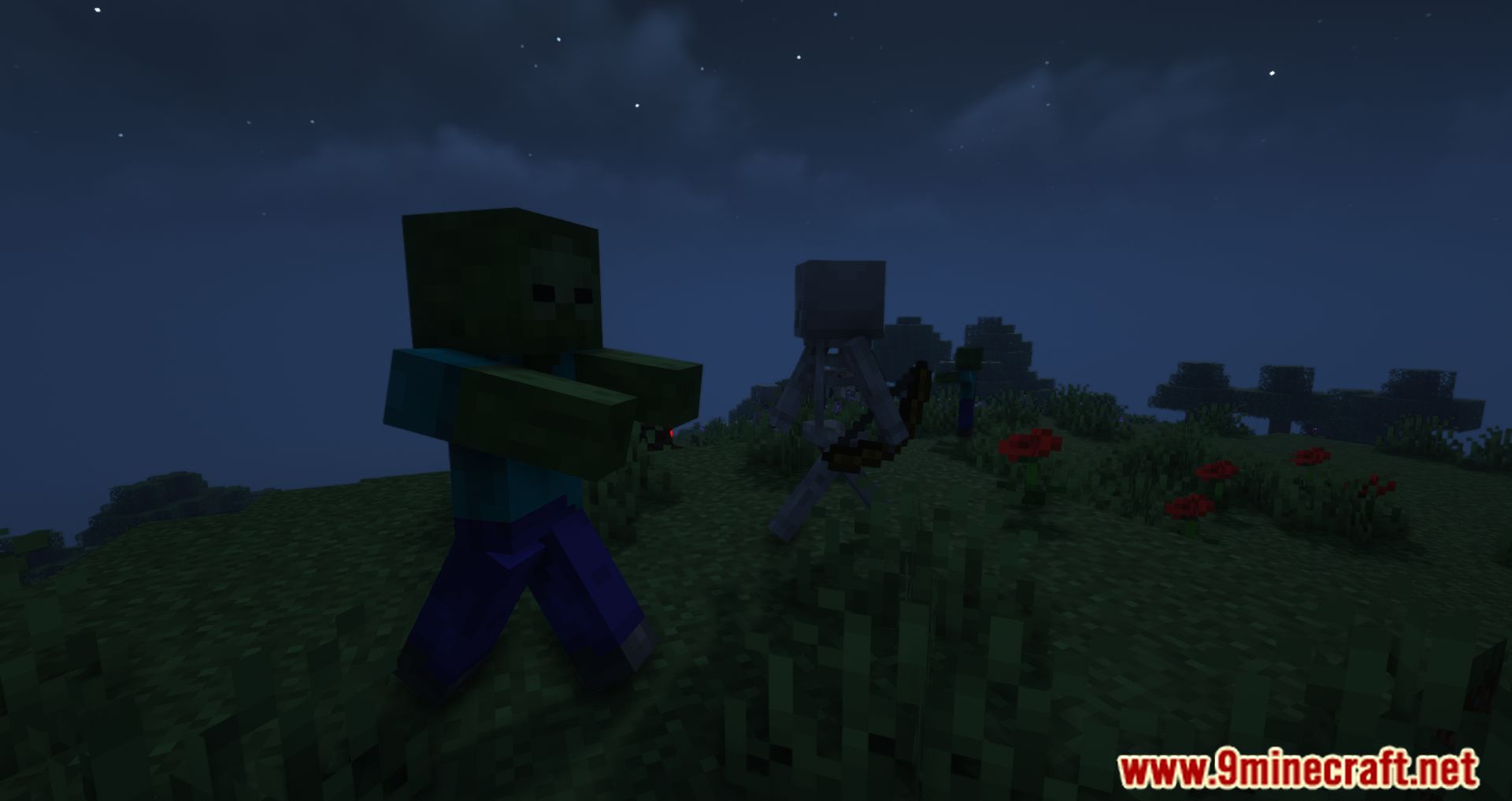 Farsighted Mobs Mod (1.20.4, 1.19.4) - Beware Of Your Enemies 5