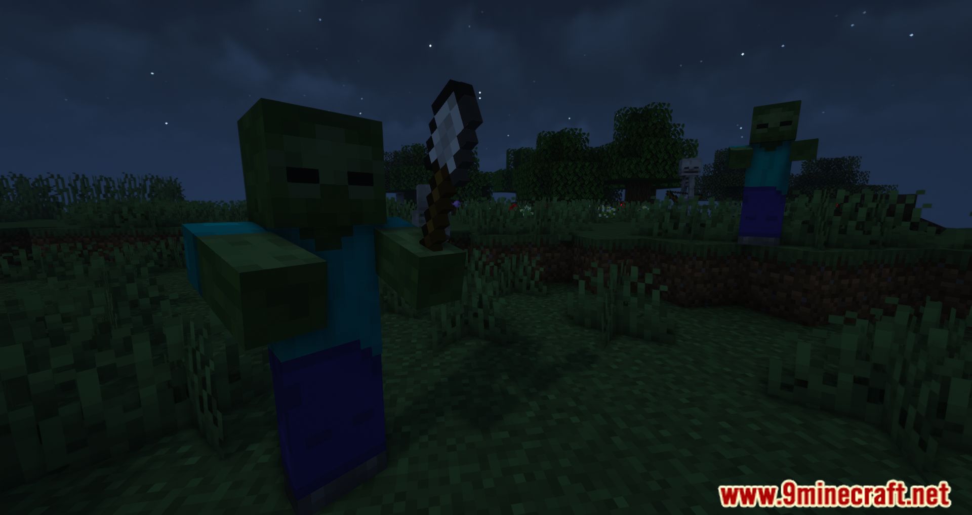 Farsighted Mobs Mod (1.20.4, 1.19.4) - Beware Of Your Enemies 9