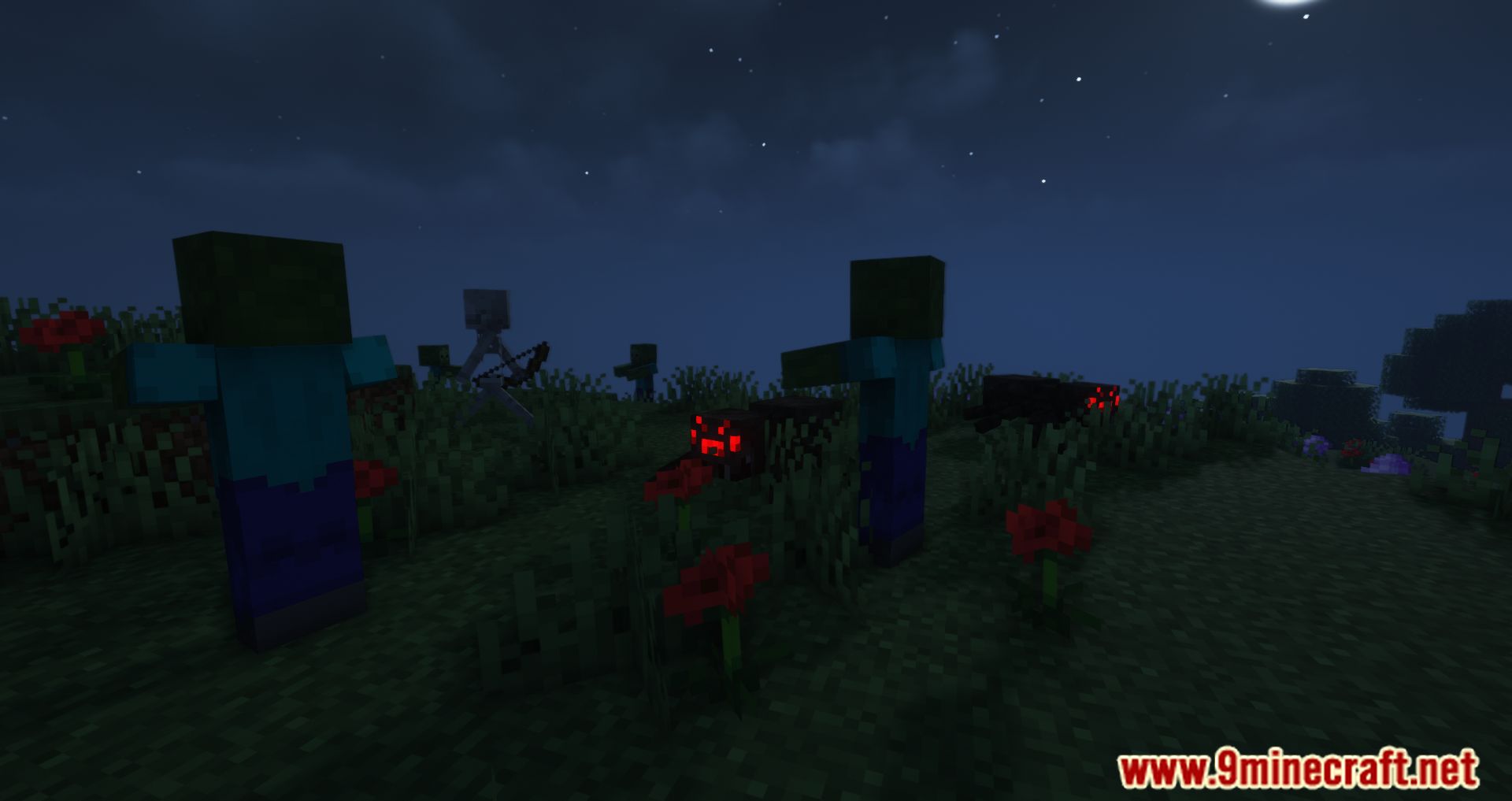 Farsighted Mobs Mod (1.20.4, 1.19.4) - Beware Of Your Enemies 11