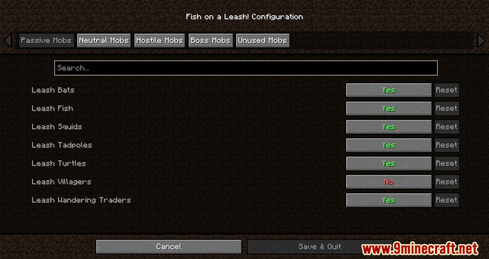 Fish On A Leash Mod (1.19.3, 1.18.2) - Lead All Creatures 3