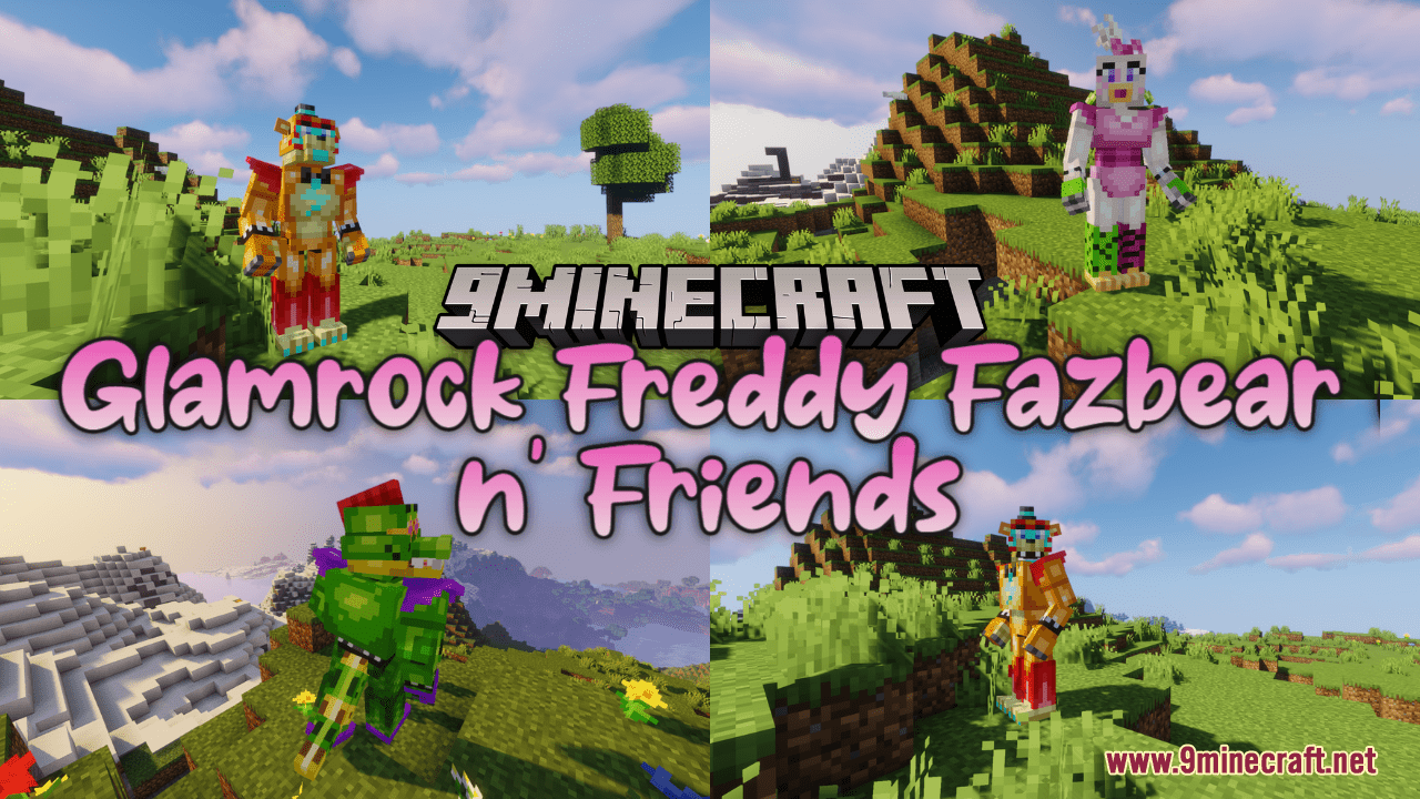 Glamrock Freddy Fazbear n' Friends Resource Pack (1.20.6, 1.20.1) - Texture Pack 1