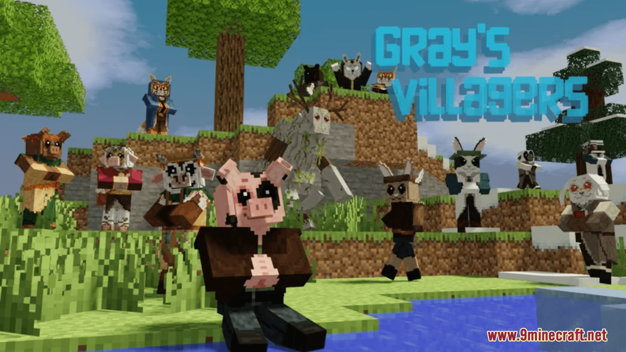 Gray's Villagers Resource Pack (1.20.6, 1.20.1) - Texture Pack 1