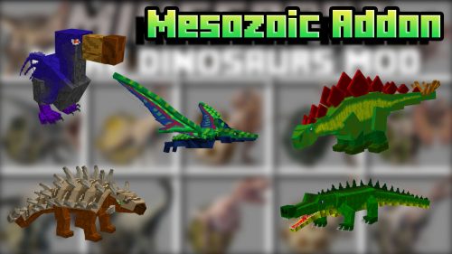 Mesozoic Addon (1.19) – MCPE/Bedrock Arktoon Mod Thumbnail