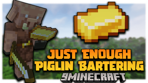 Just Enough Piglin Bartering Mod (1.18.1, 1.16.5) – Get More Information About Piglin Thumbnail