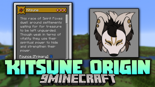 Kitsune Origin Mod (1.19.3, 1.18.2) – Become The Spirit Foxes Thumbnail