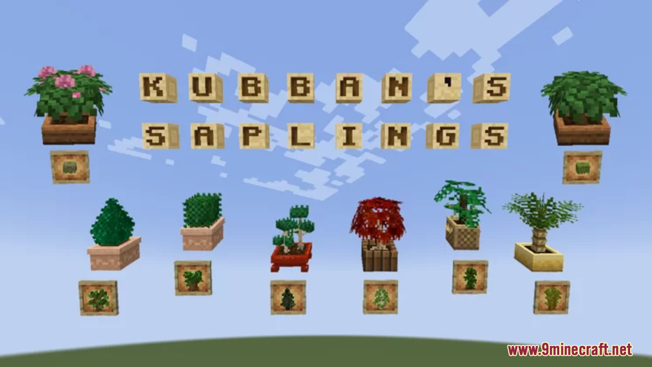 Kubban's Saplings Resource Pack (1.20.6, 1.20.1) - Texture Pack 1