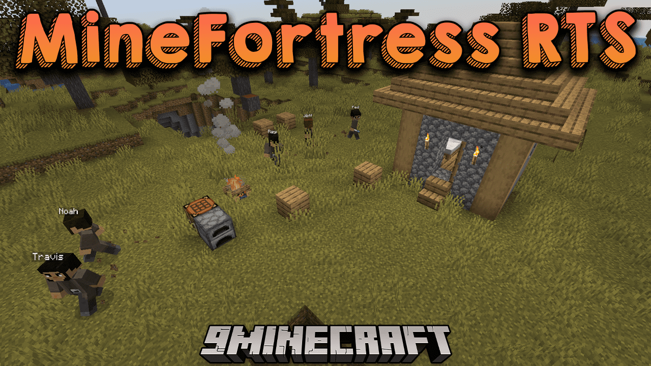 MineFortress RTS Mod (1.20.2, 1.18.2) - Turns Your Minecraft into RTS 1