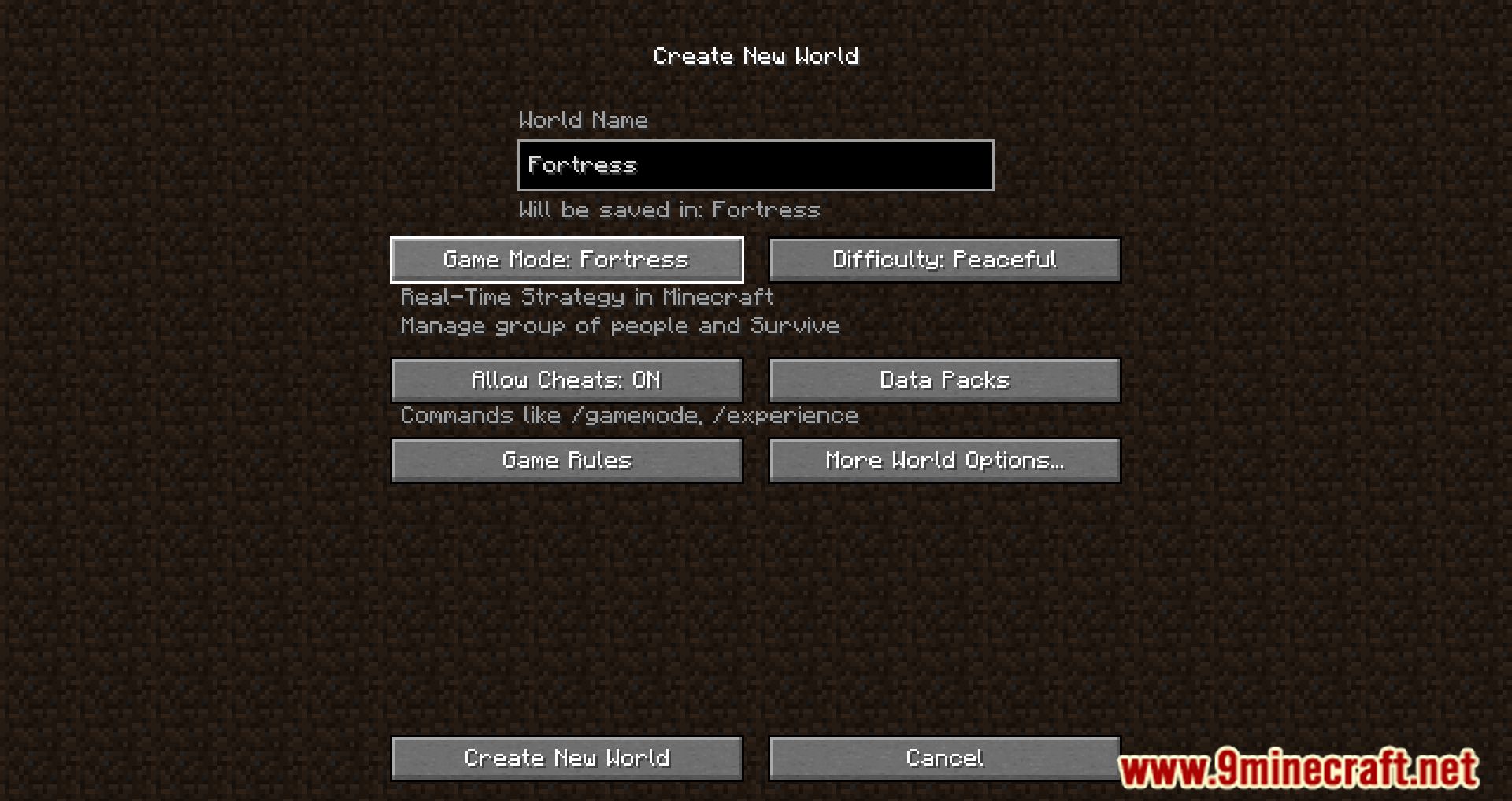 MineFortress RTS Mod (1.20.2, 1.18.2) - Turns Your Minecraft into RTS 3