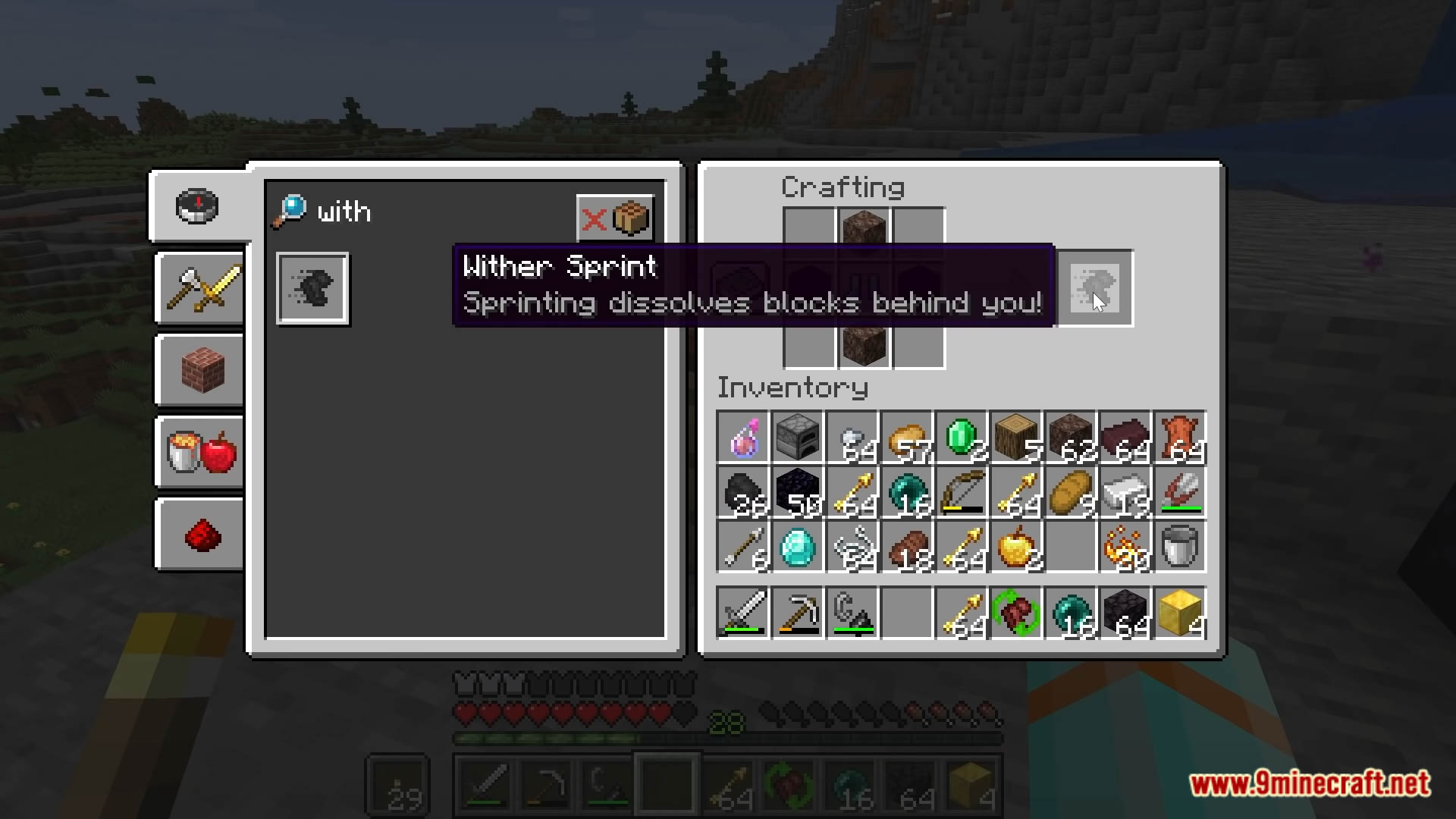 Minecraft But Sprinting Is Custom Data Pack (1.19.3, 1.18.2) 9