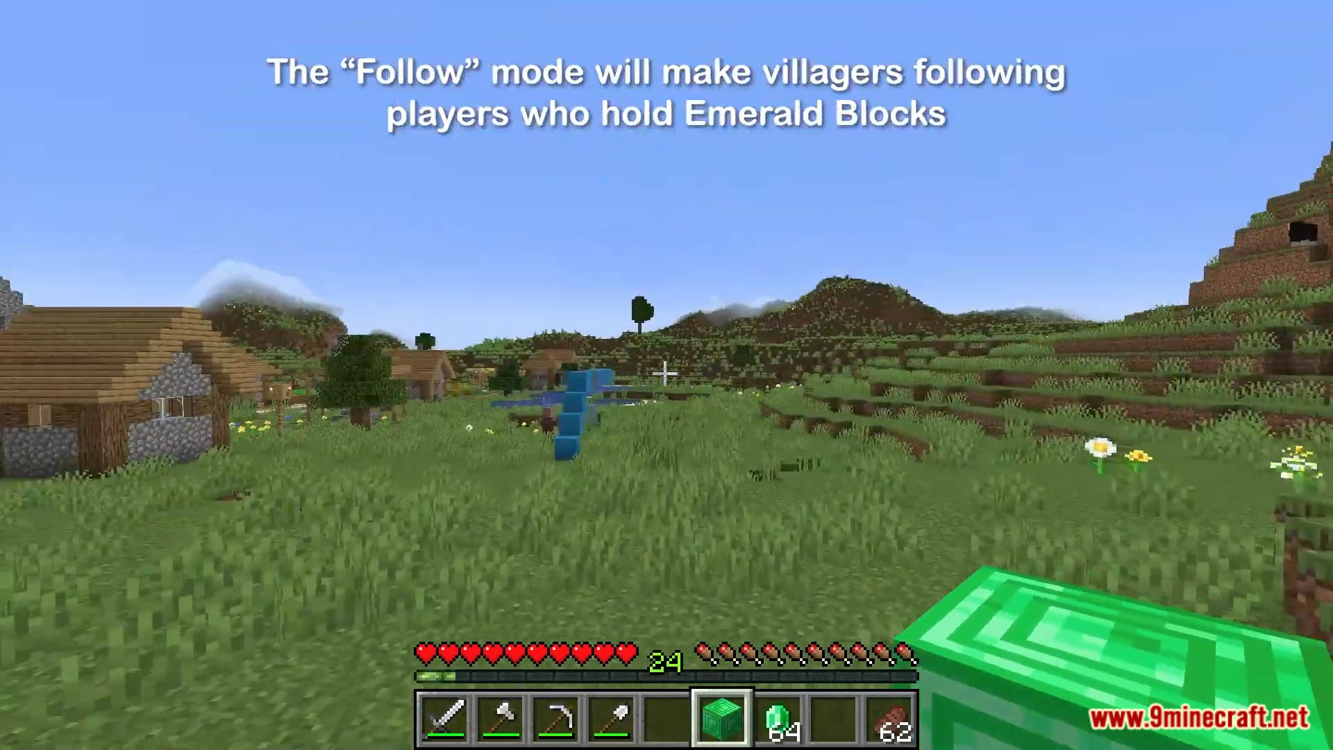 Minecraft But Villagers Get Attracted By Emeralds Data Pack (1.19.3, 1.18.2) 7