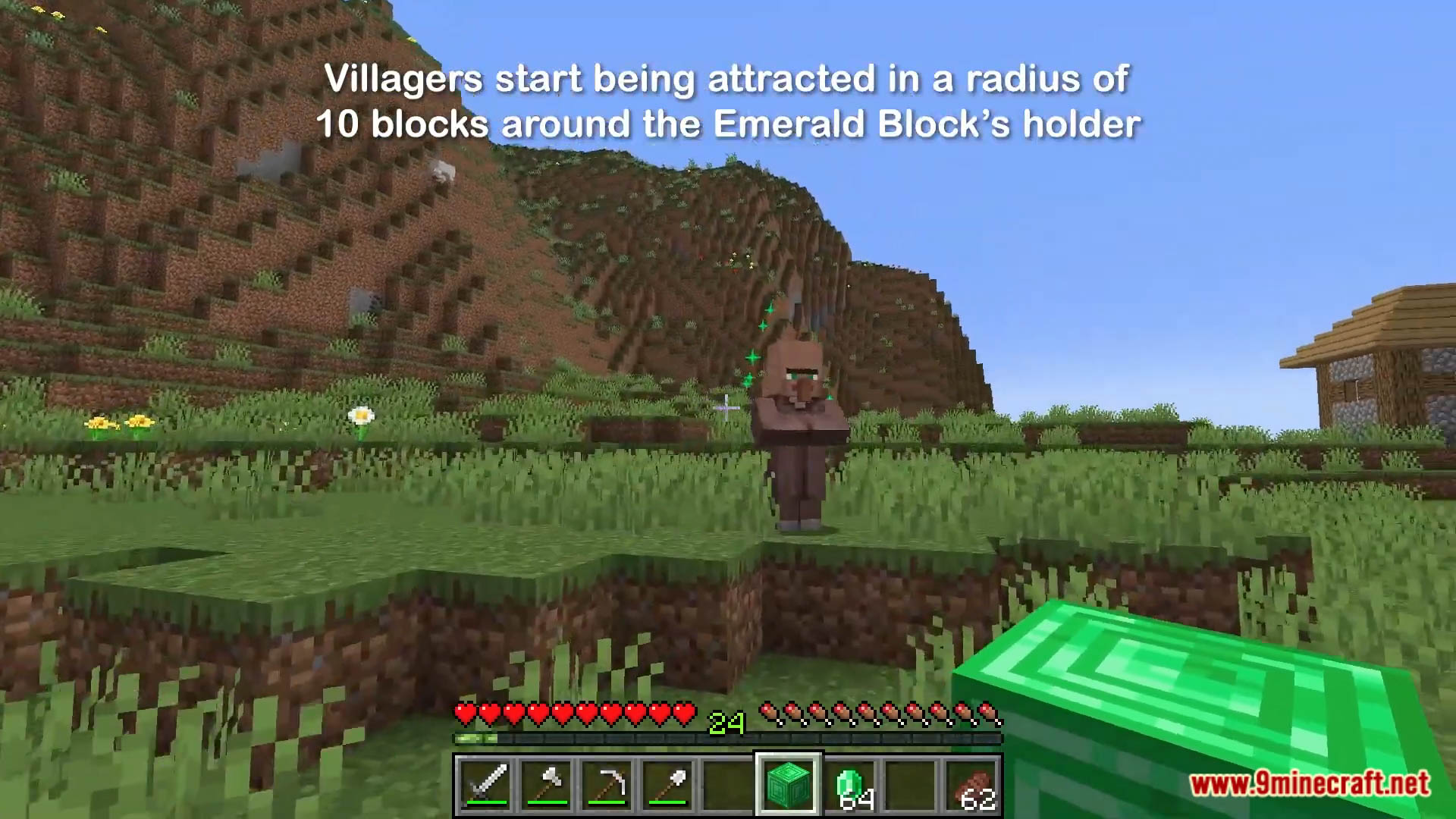 Minecraft But Villagers Get Attracted By Emeralds Data Pack (1.19.3, 1.18.2) 8