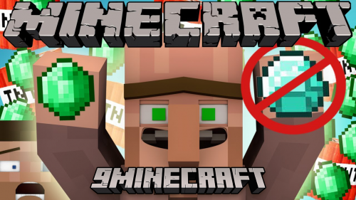 Minecraft But Villagers Get Attracted By Emeralds Data Pack (1.19.3, 1.18.2) Thumbnail